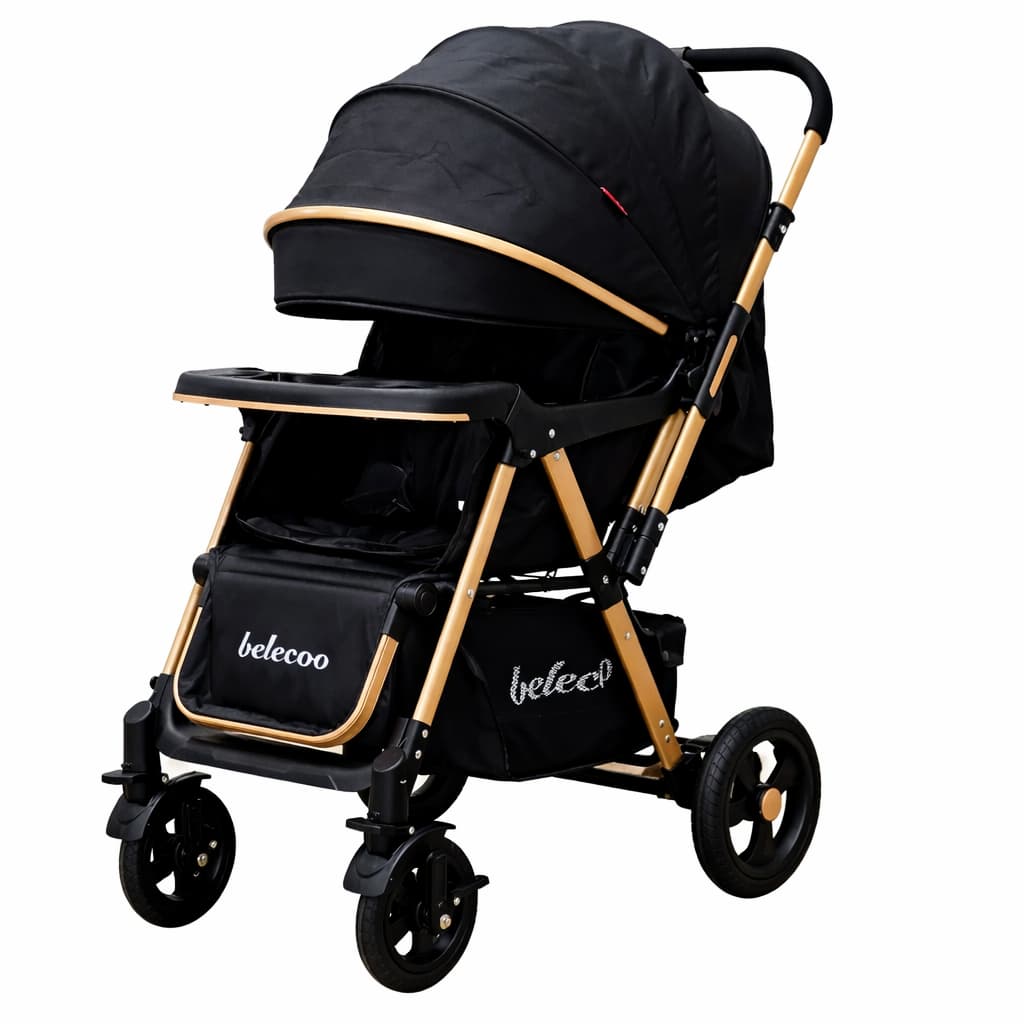 Poussette Réversible BELECOO 511 – Confort Evolutif de la Naissance à 3 ans