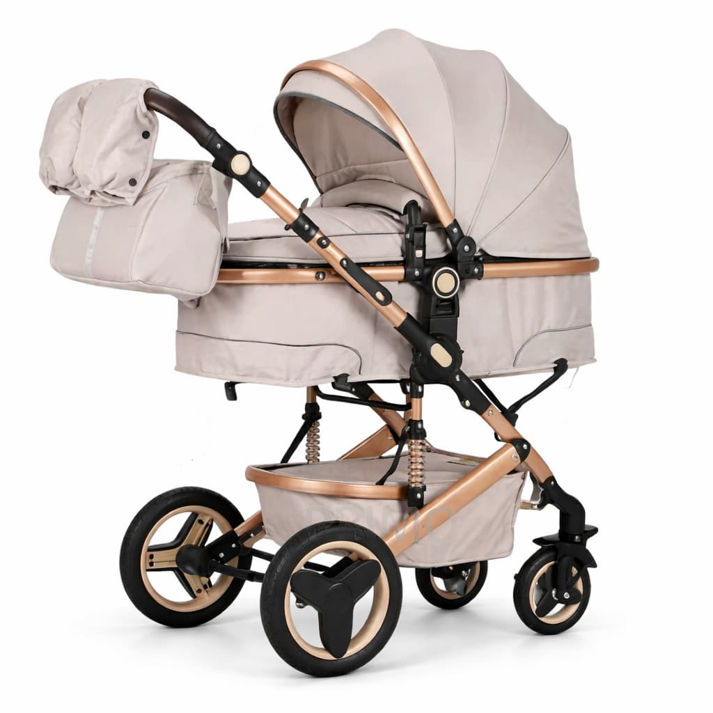 Poussette combinée 2-en-1 BELECOO 580 rose