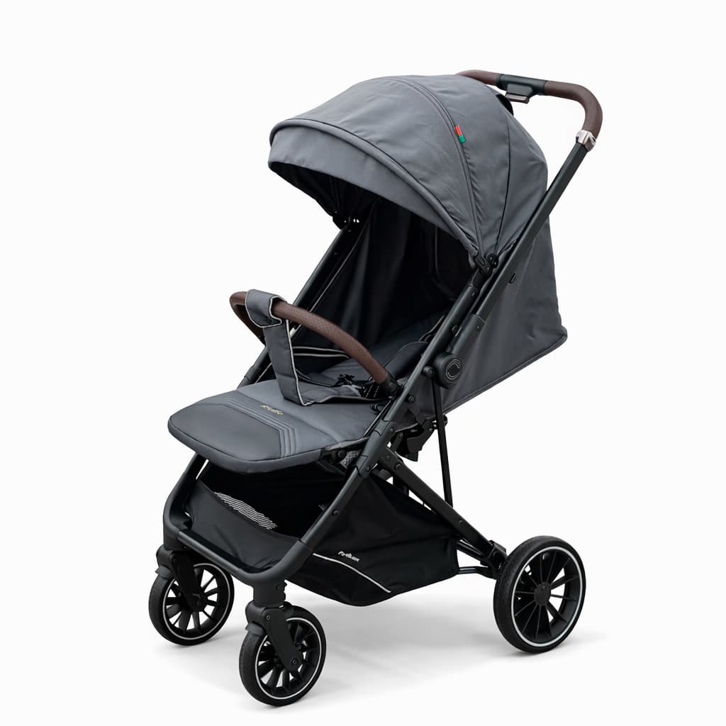 Poussette valise Air Travel KIDILO 6530 réversible compacte sur fond blanc