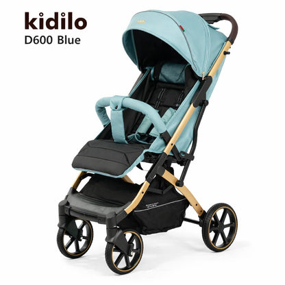 Poussette valise KIDILO D600 – légère, compacte et confortable BLEU