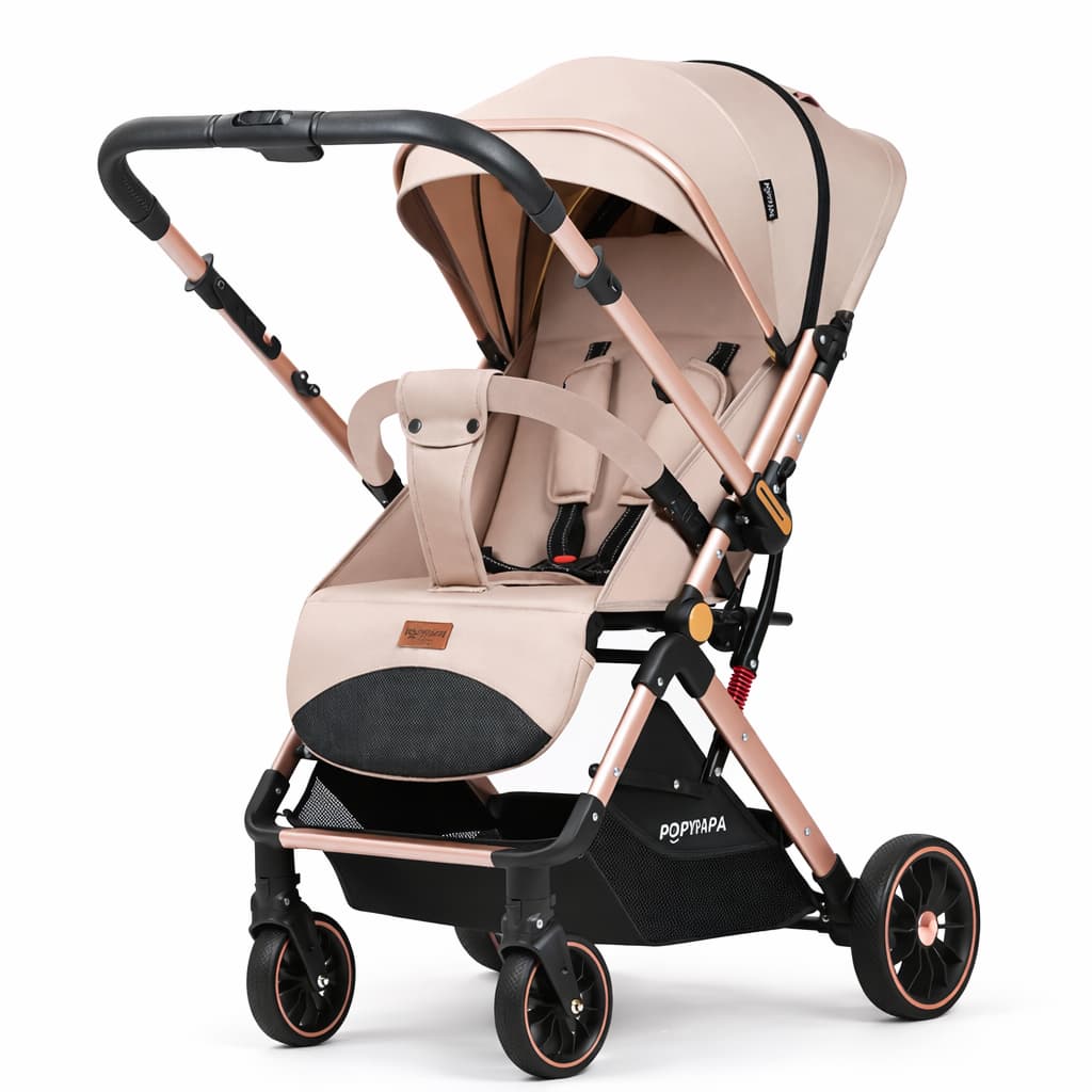 Poussette valise Air Travel POPYPAPA D8T réversible – compacte et pratique