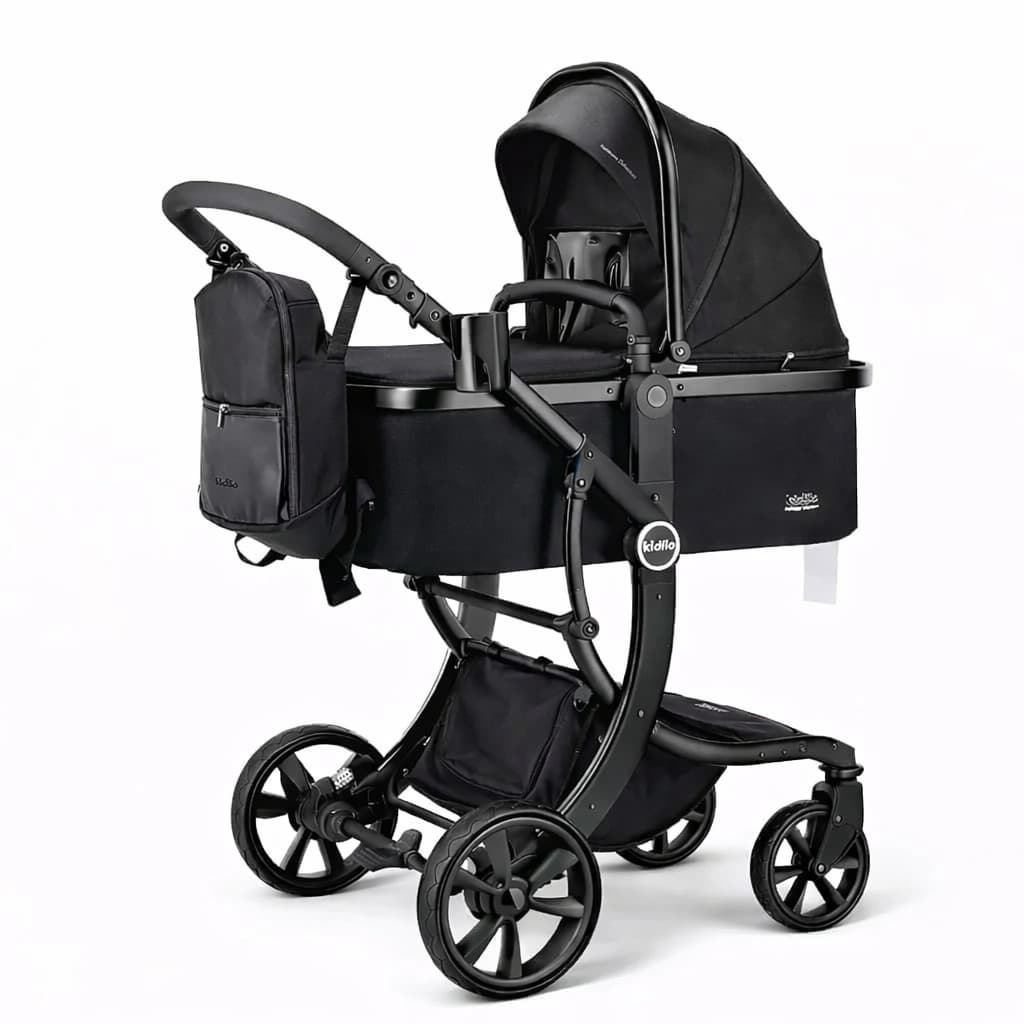 Poussette combinée 2-en-1 KIDILO G606 – Confort dès la naissance