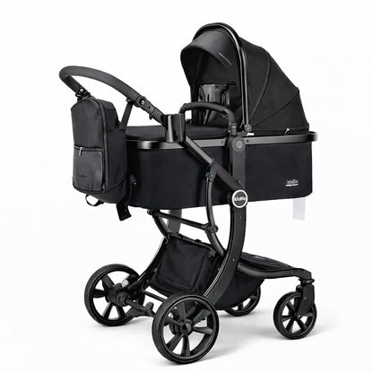 Poussette combinée 2-en-1 KIDILO G606 – Confort dès la naissance