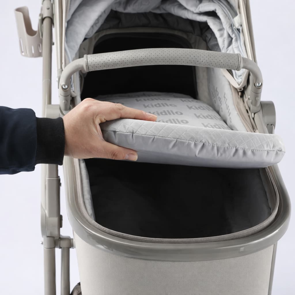 Poussette combinée 2-en-1 KIDILO G606 matelas