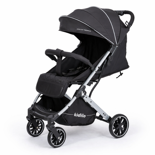 Poussette Valise Air Travel KIDILO K12 très légère et pratique BLACK
