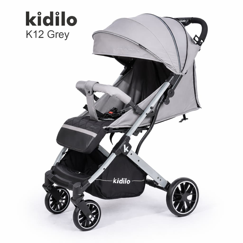Poussette Valise Air Travel KIDILO K12 très légère et pratique GRIS