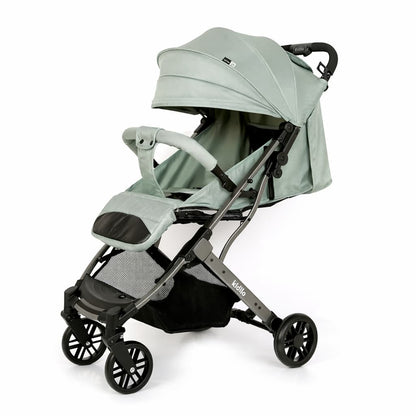 Poussette valise compacte KIDILO K8 PRO vert sauge pour voyage et déplacements
