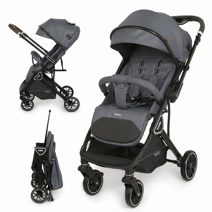 Poussette valise KIDILO grise