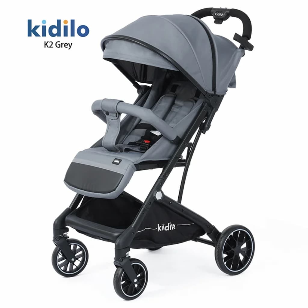 Poussette valise compacte KIDILO K2 Air Travel grise