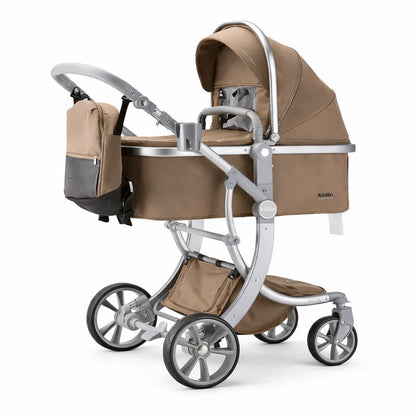 Poussette combinée 2-en-1 KIDILO G606 marron