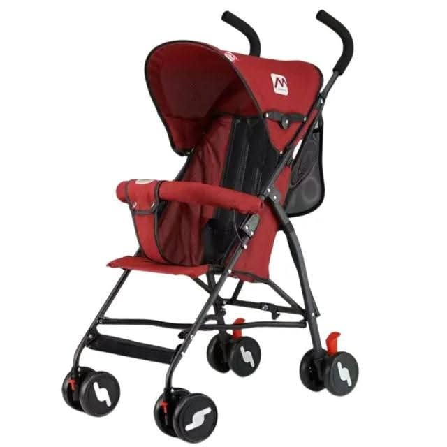 Poussette valise compacte – légère, pliable et pratique ROUGE