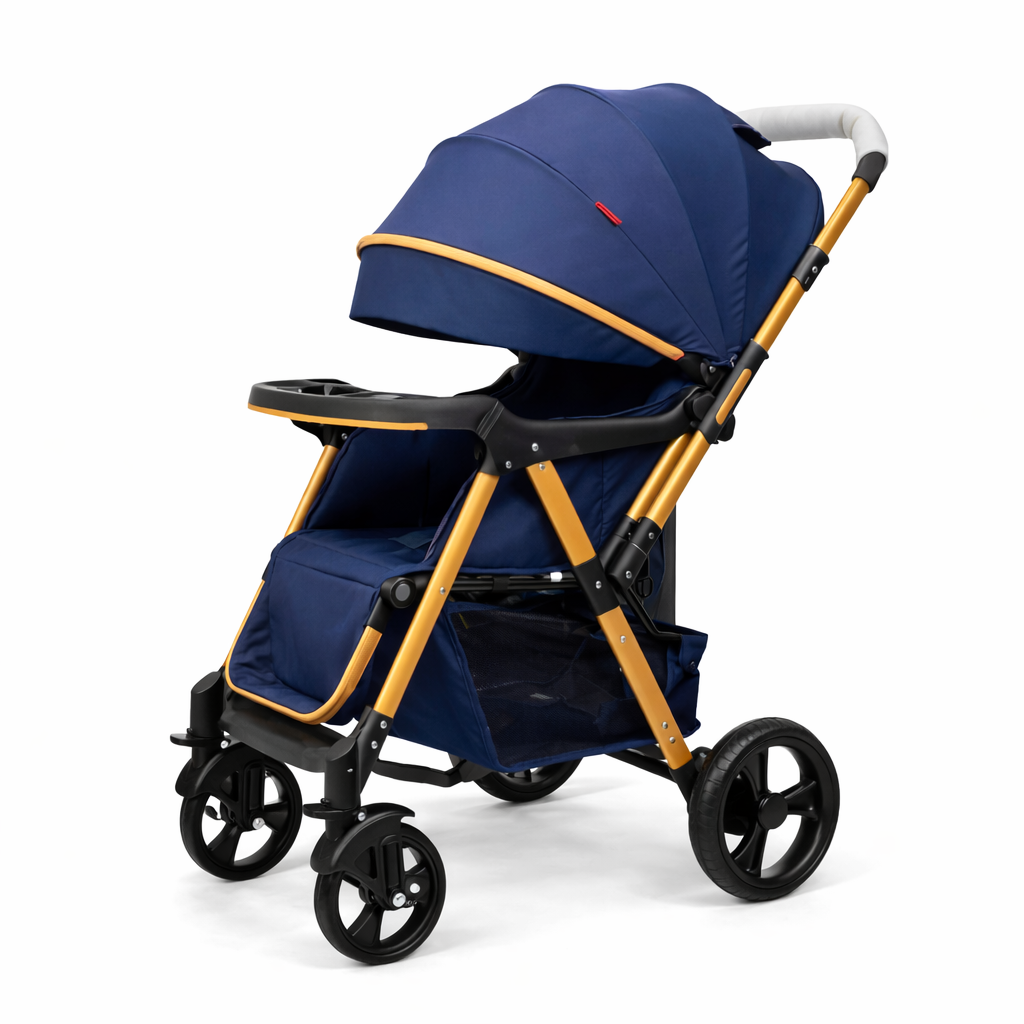 Poussette Réversible BELECOO 511 – Confort Evolutif de la Naissance à 3 ans